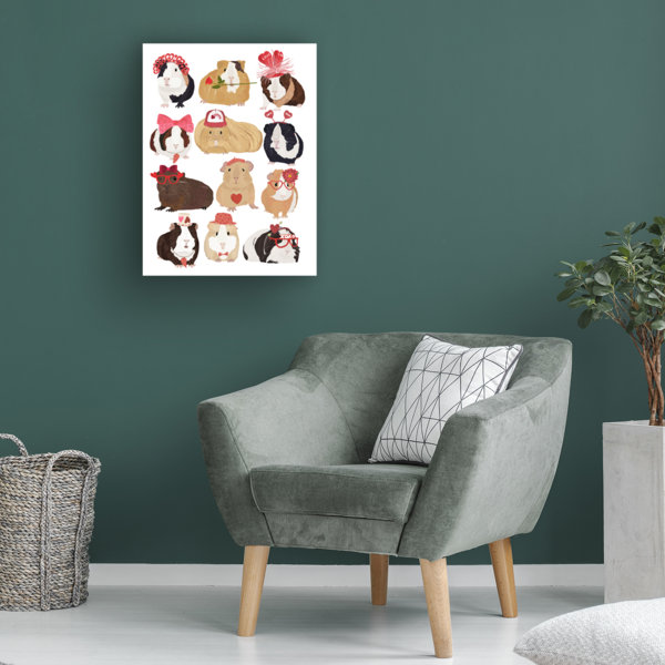 Trademark Art Hanna MelinLove Guinea Pigs Canvas Art Wayfair Canada